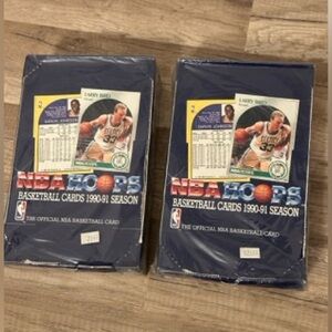 NBA Factory sealed Hoops Basketball Cards 1990-91 Season